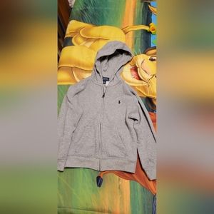 Boys size 6 polo sweat jacket